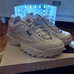 Fila White Athletic Sneakers
